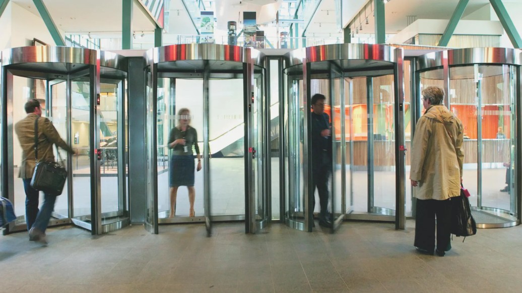 High Mantrap Security Revolving Doors and Portals