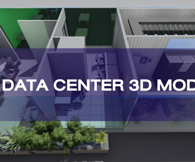 data center 3d model
