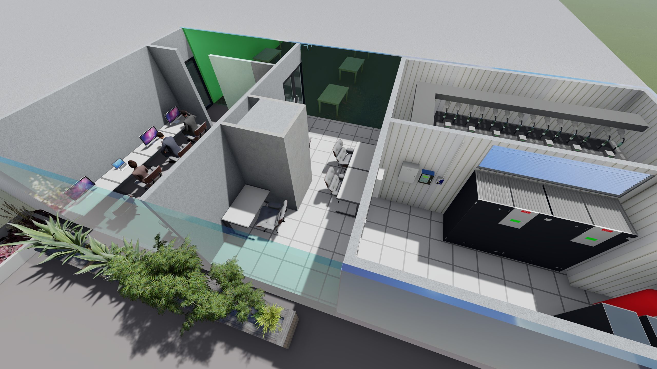 Data Center 3D Model